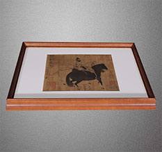 鹤峰书画装裱配框服务案例